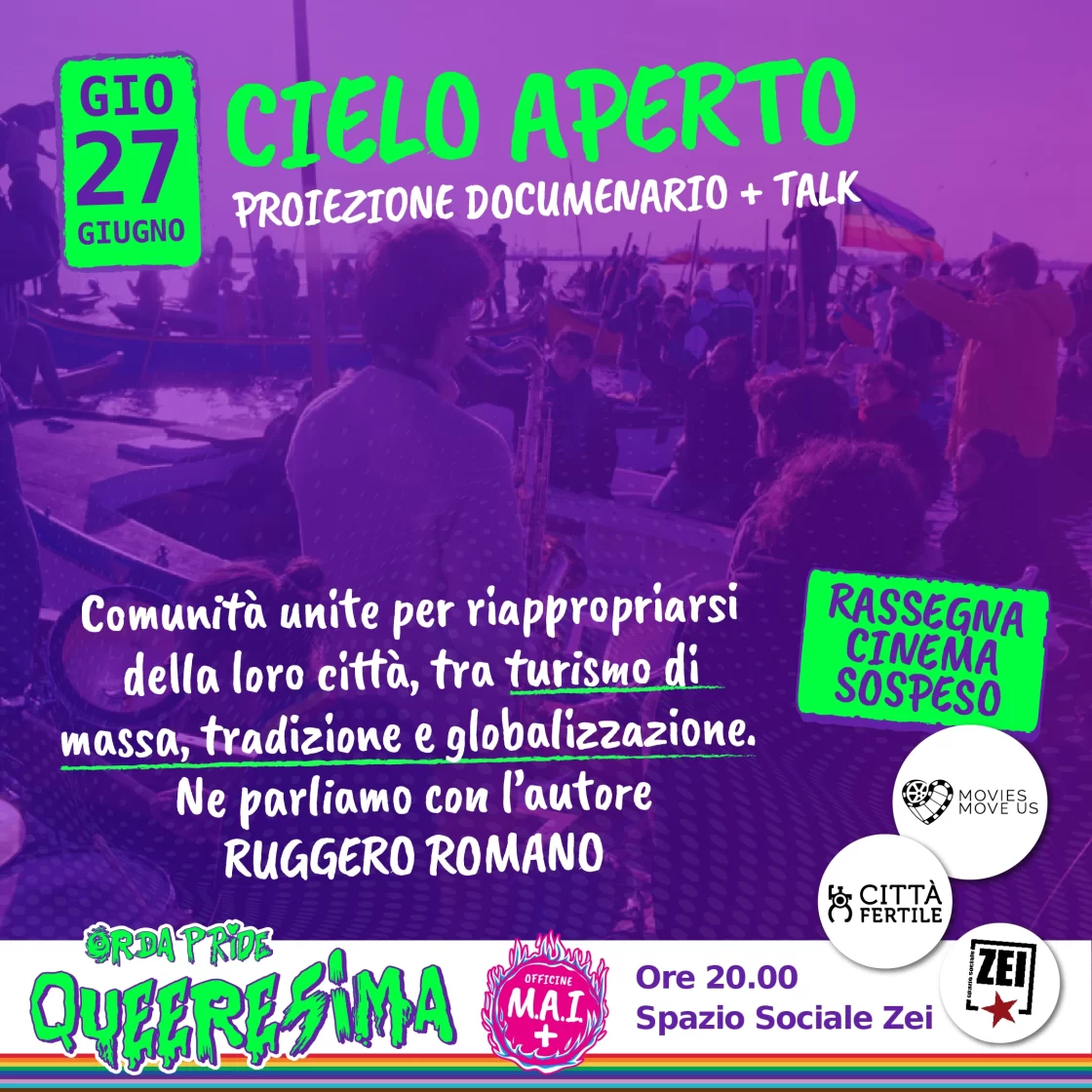 27/06 Cinema sospeso con proiezione “Cielo Aperto”
